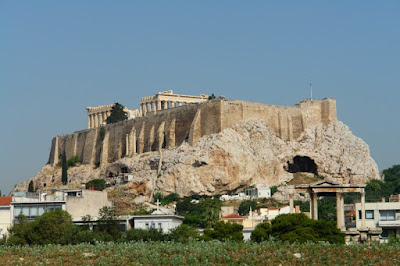Потрясающий вид на Акрополь